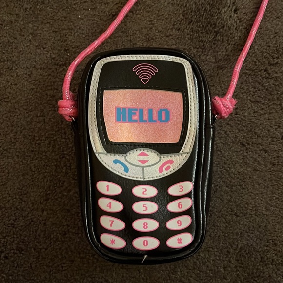 Retro cell phone strap coin purse - Picture 1 of 8